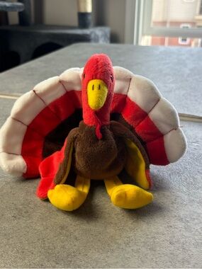 Ty Beanie Babies Gobbles The Turkey Thanksgiving Vintage 1996 Retired